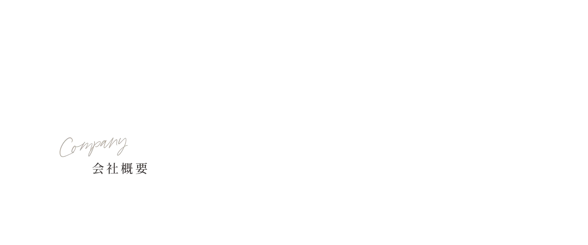 会社概要